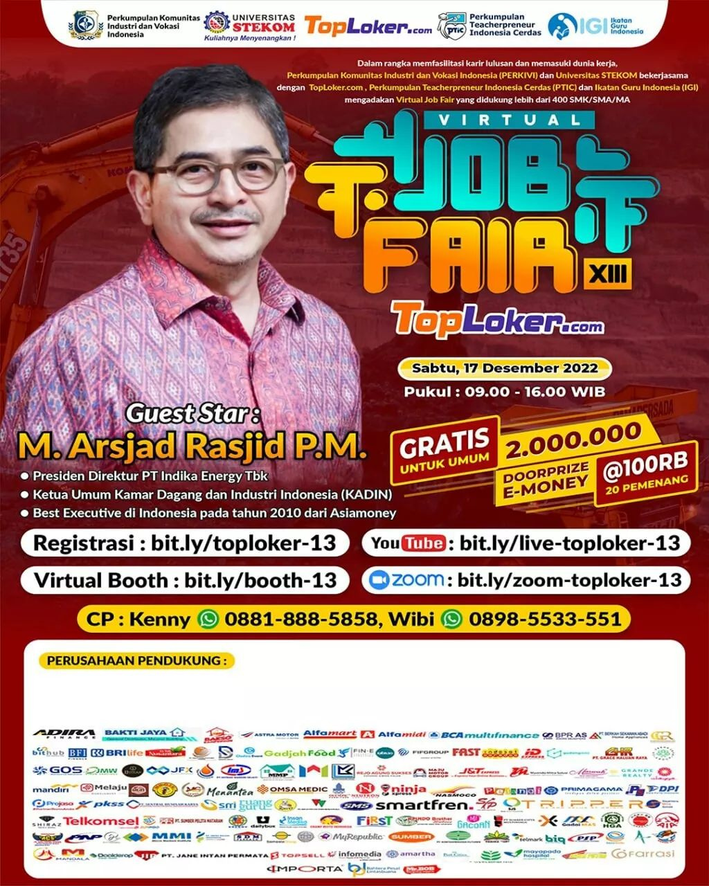 Virtual Job Fair 13 Semarang 17 Des 2022