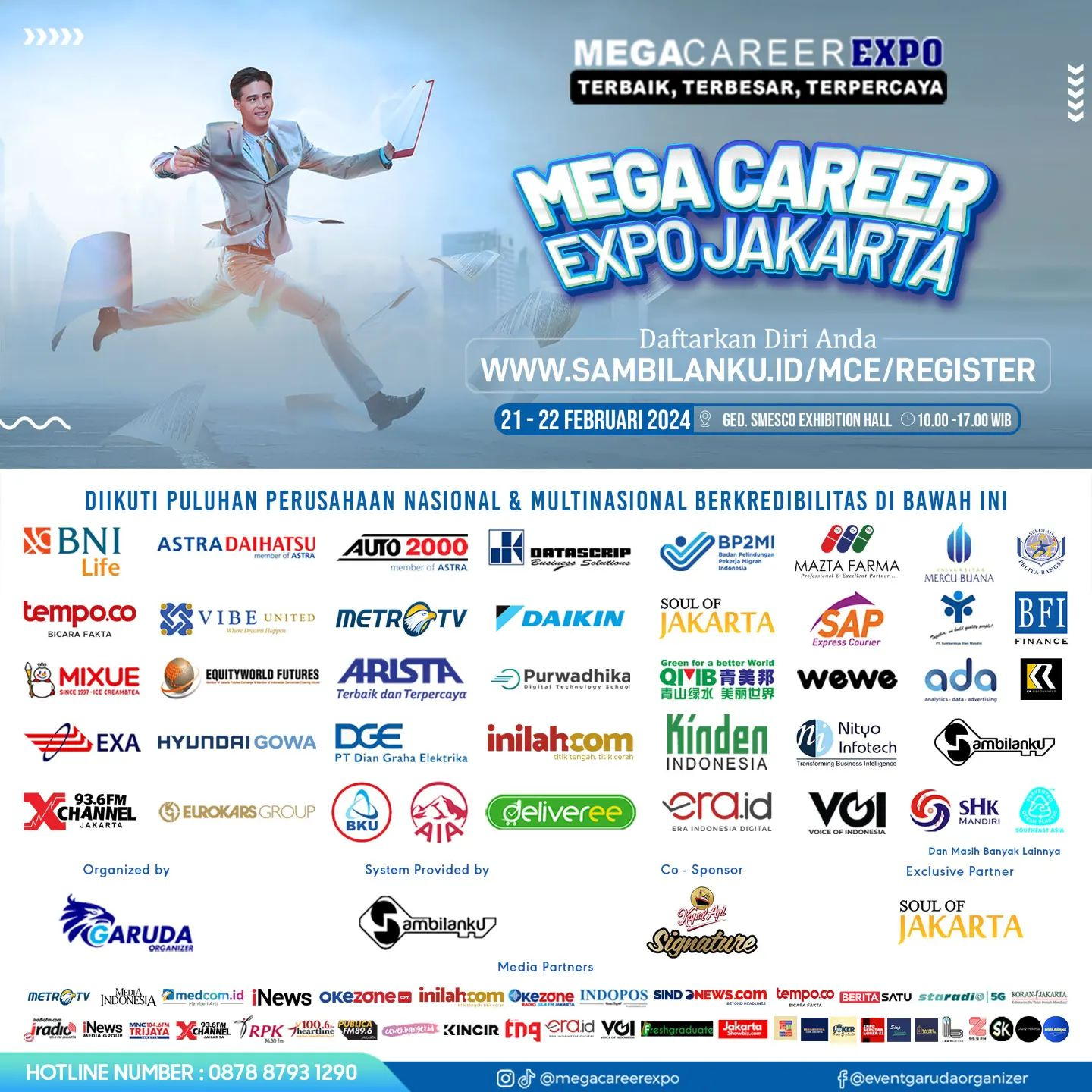 Mega Career Expo Jakarta Selatan 2122 Feb 2024 Garuda Organizer