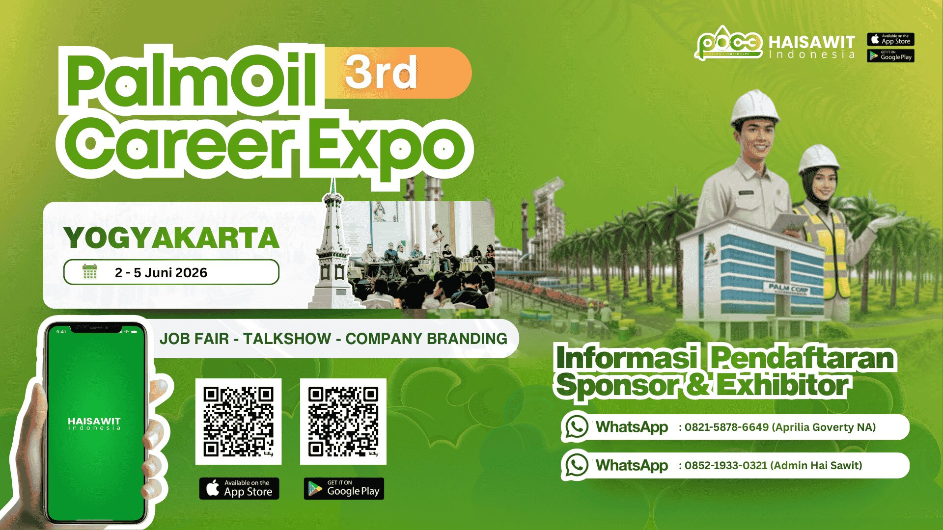 Palm Oil Career Expo (POCE 3rd) Yogyakarta