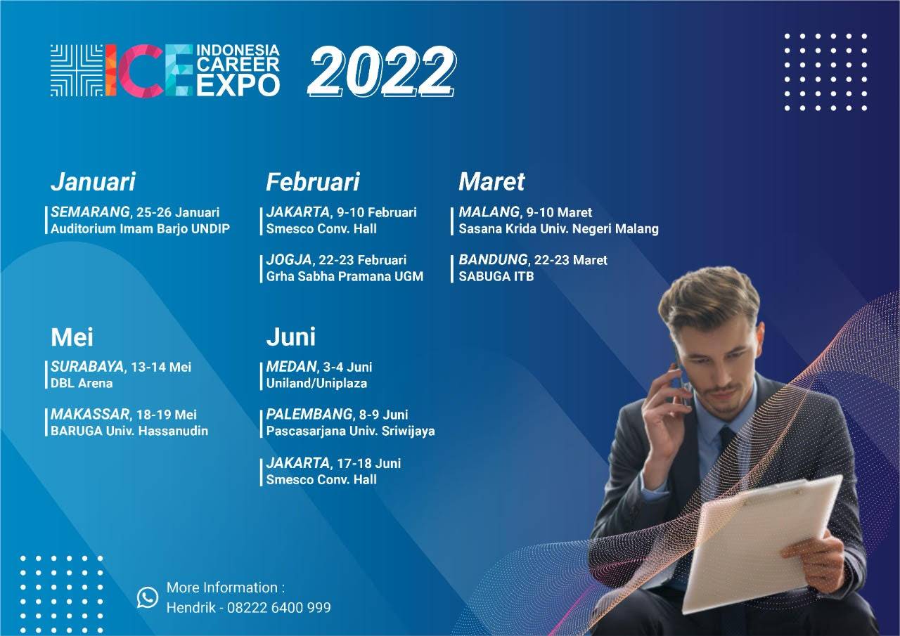 Indonesia Career Expo Jakarta 17-18 Jun 2022 | Maxi Organizer