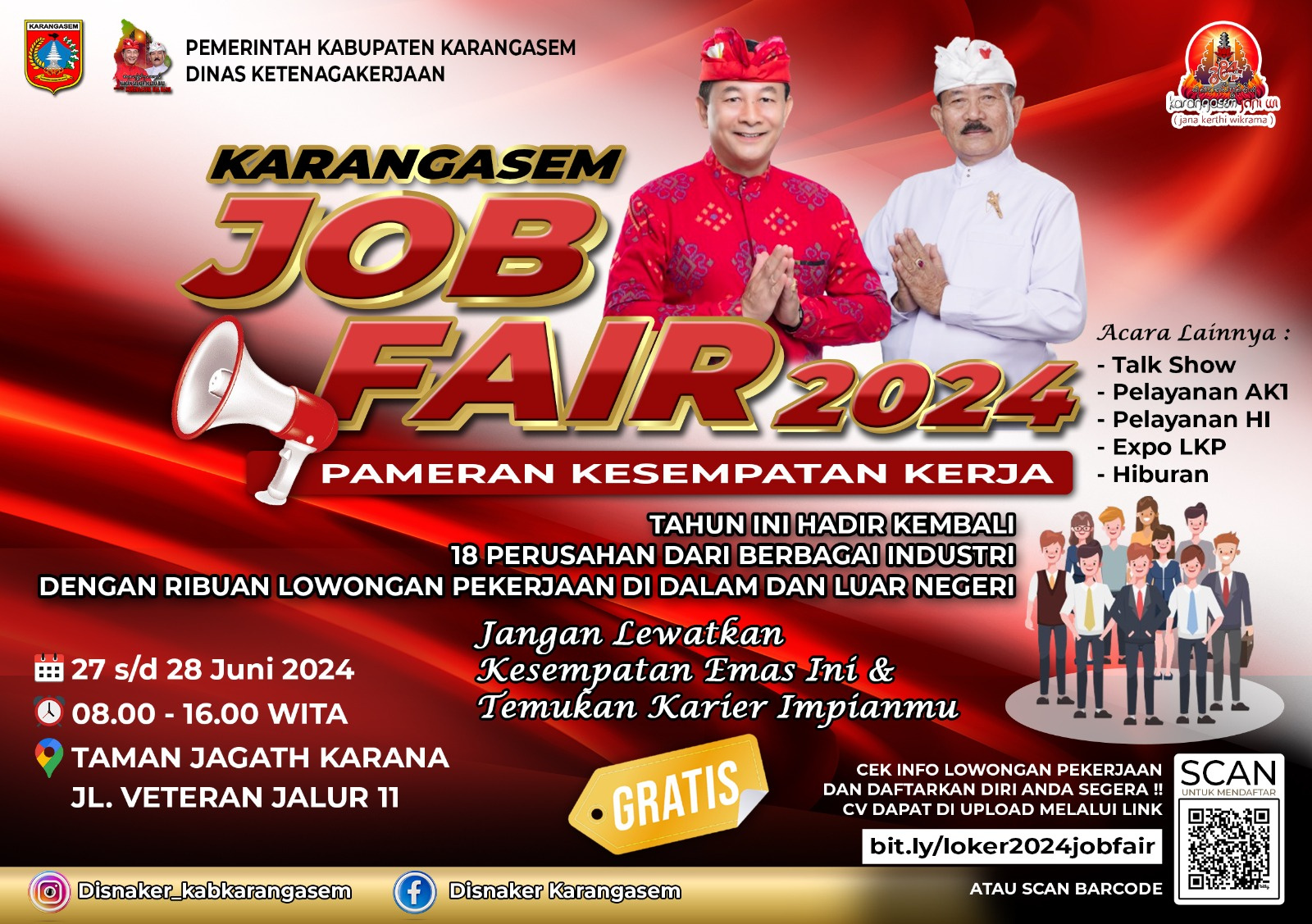 Job Fair Karangasem 2728 Jun 2024 DISNAKER
