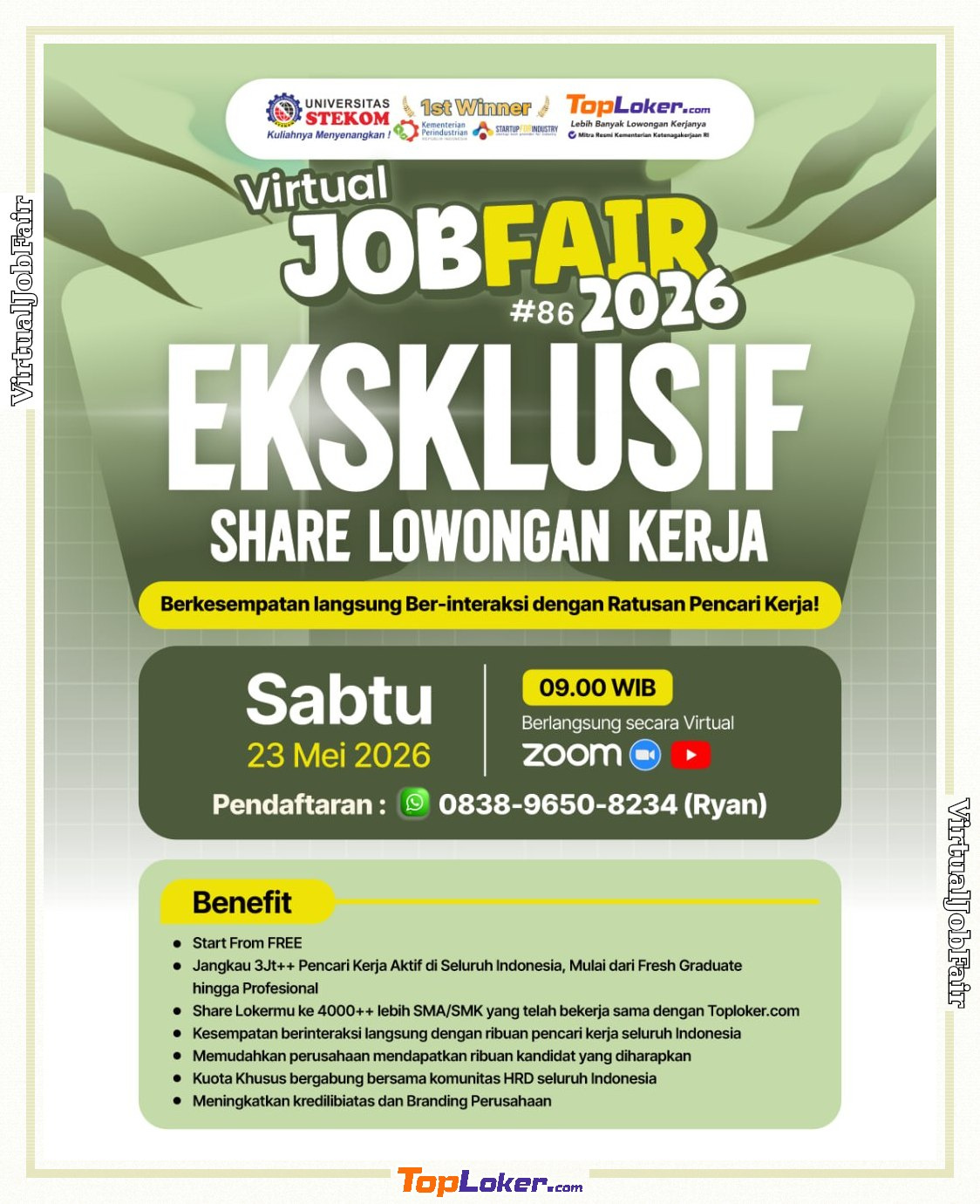 Virtual Job Fair #86 Nasional