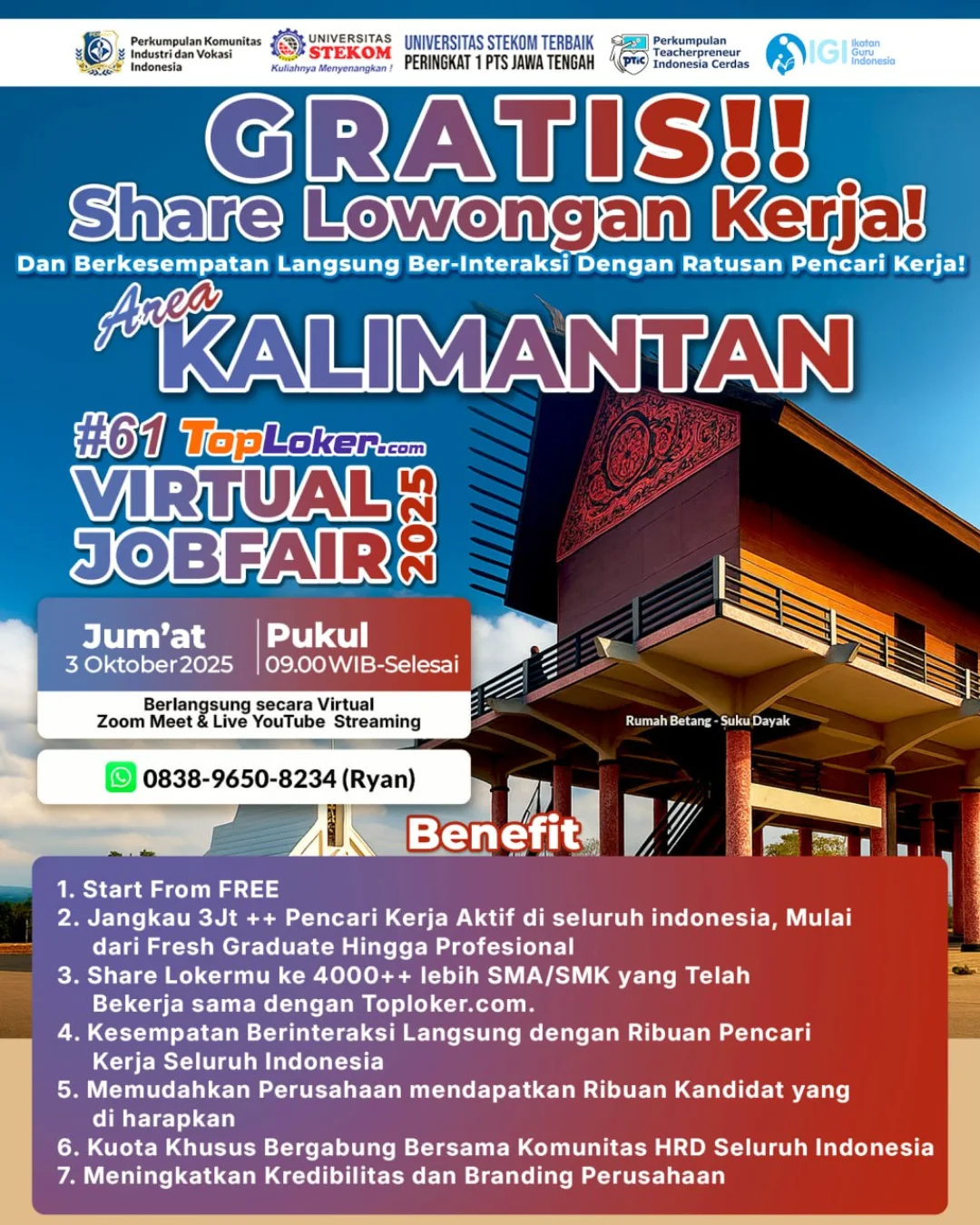 Virtual Job Fair #61 Kalimantan